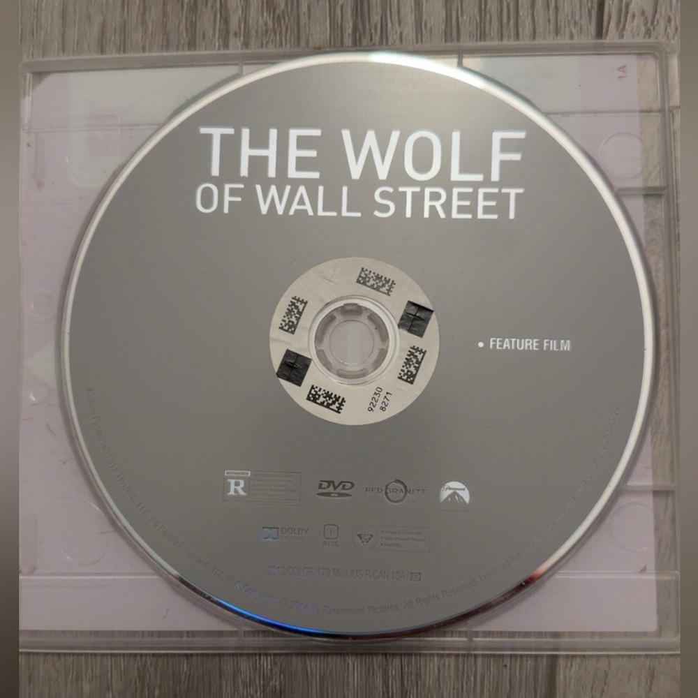 The Wolf of Wall Street DVD